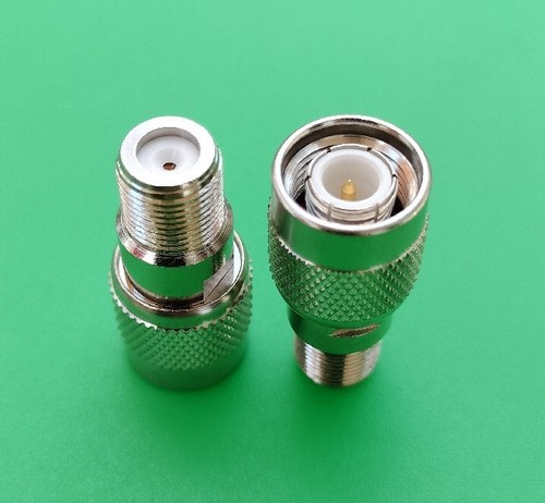 (2 PCS) TNC Male to F Female Connector - USA Seller - Picture 3 of 3