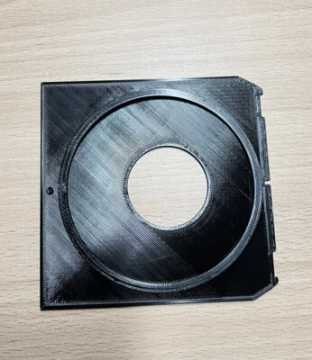 GAD3D Objektivplatine Copal #0 #1#3 Off-Center Loch 5mm für Linhof Master Technika 4x5