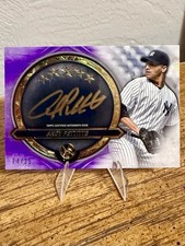 2021 Topps Five Star - Golden Graphs Andy Pettitte #GG-AP Purple /25 (AU)