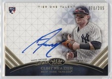 2018 Topps Tier One Tier One Talent Auto 70/295 Clint Frazier #TTA-CF Auto 1cc7