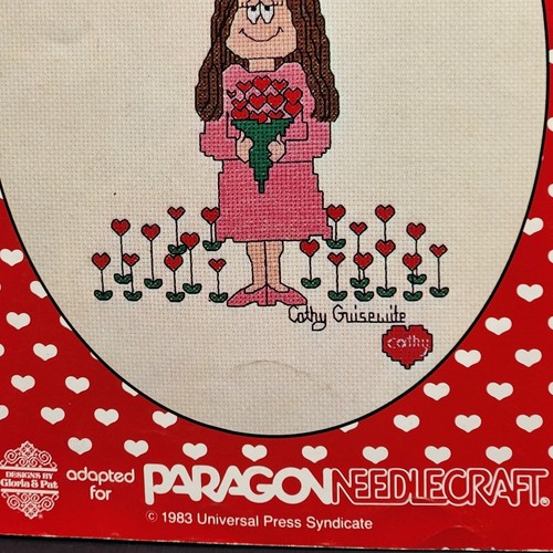 Cathy Guisewite Counted Cross Stitch Paragon Needlecraft Gloria Pat 1983 - Picture 8 of 11