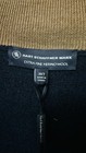 Hart Schaffner Marx Merino Wool 1/4 Zip Mock Neck Sweater 3XT Big & Tall Navy — photo 5