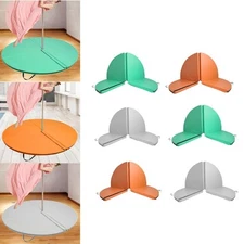 Round Yoga Mat Versatile Folding Pole Dance Mat for Training Fitness Outdoor