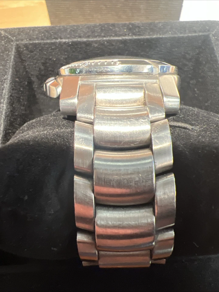 Relógio masculino Baume & Mercier Capeland cronógrafo automático prata 40 mm ref: 65366 - Imagem 3 de 4