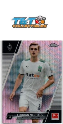 2021-22 Topps Chrome Bundesliga Pink Wave #77 Florian Neuhaus 61/75 91
