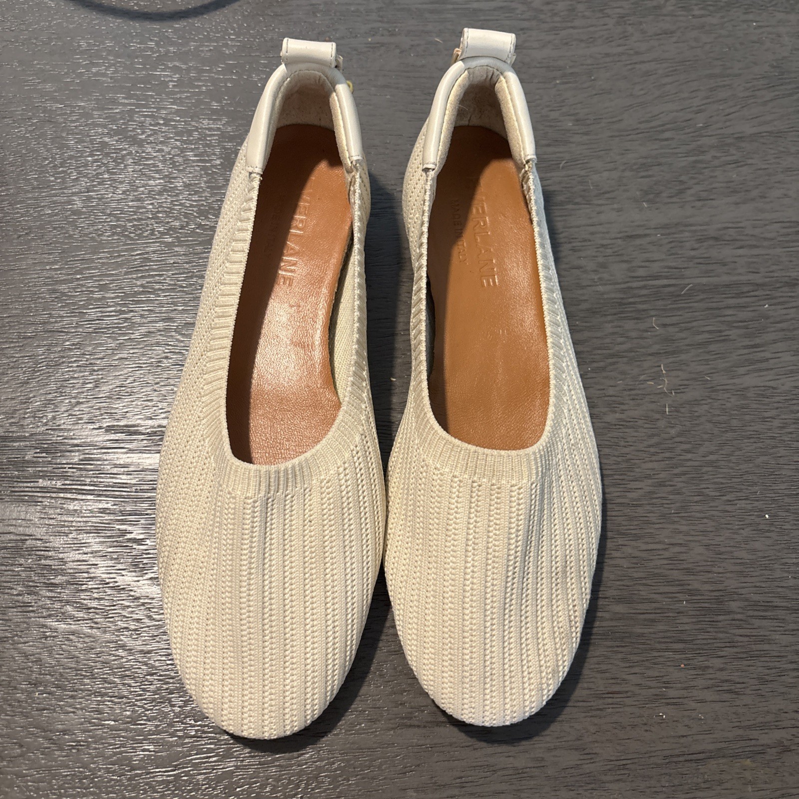 Everlane The Day Glove ReKnit Nude Oatmeal Ballet Flats Size 6