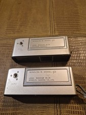 Two Minolta 16 Model P 16mm Vintage Miniature Film Camera