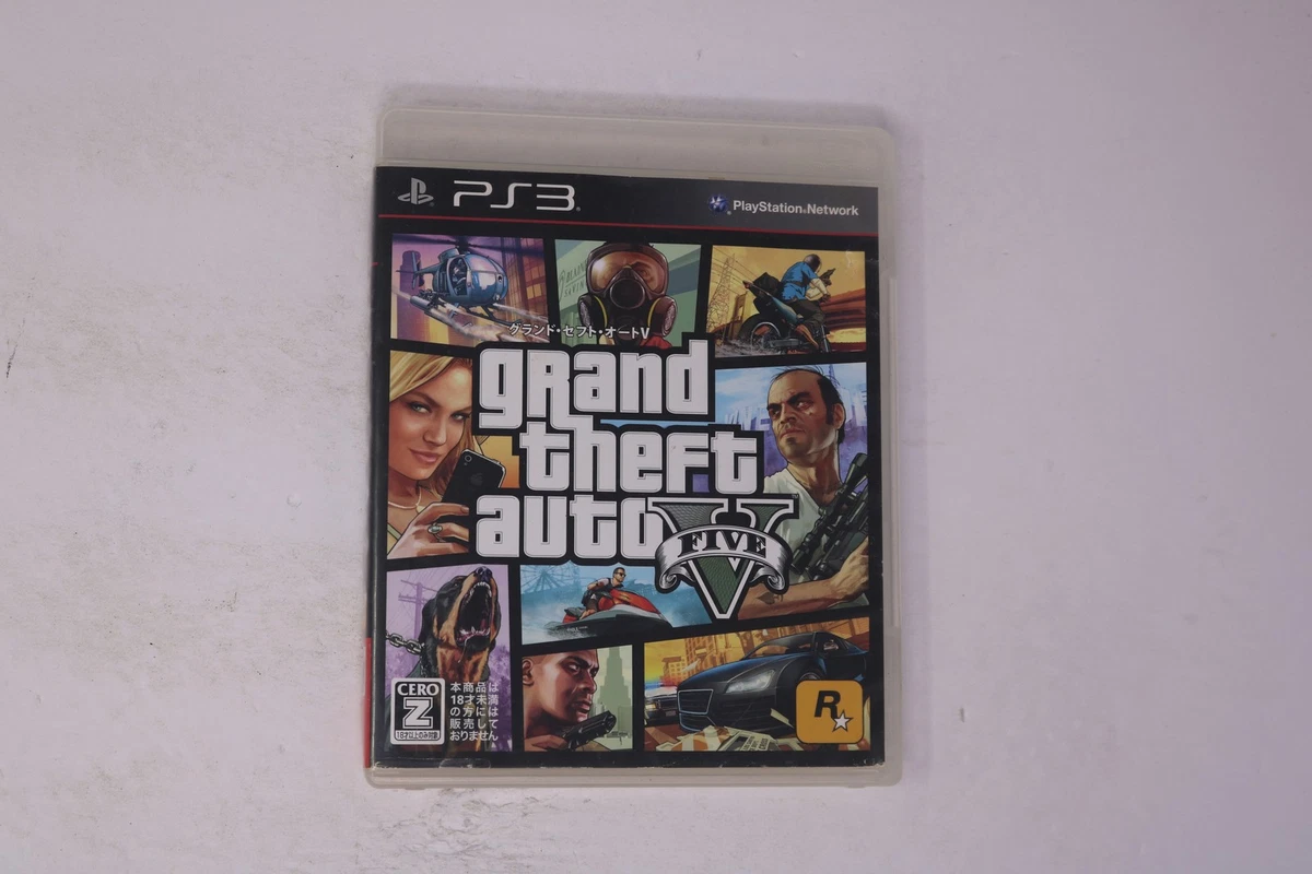 Grand Theft Auto V PS3 – Édition Japonaise Complète – Très Bon état