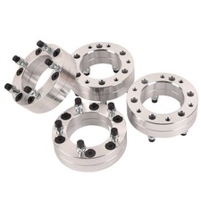2 Inch 6 Lug To 5 Lug Wheel Adapters 14x1.5 Studs Fits Chevy Gmc Ram