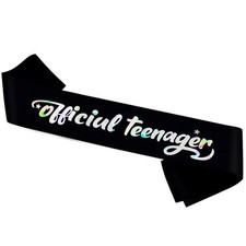 Official Teenager Sash, Teen 13th Birthday Gifts Party Supplies, Its My 13th ...