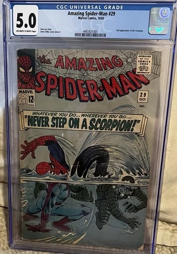 Amazing Spider-Man #29 CGC 5.0 Scorpion 2nd Appearance, 1965
