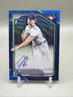 2024 Bowman Draft 1st JOHNNY KING Chrome Prospects Blue Wave Refractor Auto /150