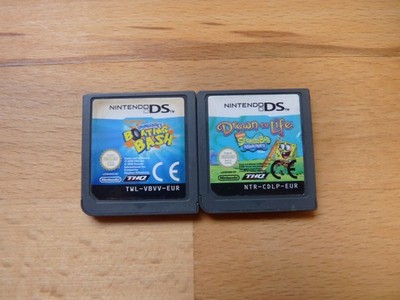 Nintendo DS Modul | Spongebob Boating Bash + Drawn to Life   funktionierend