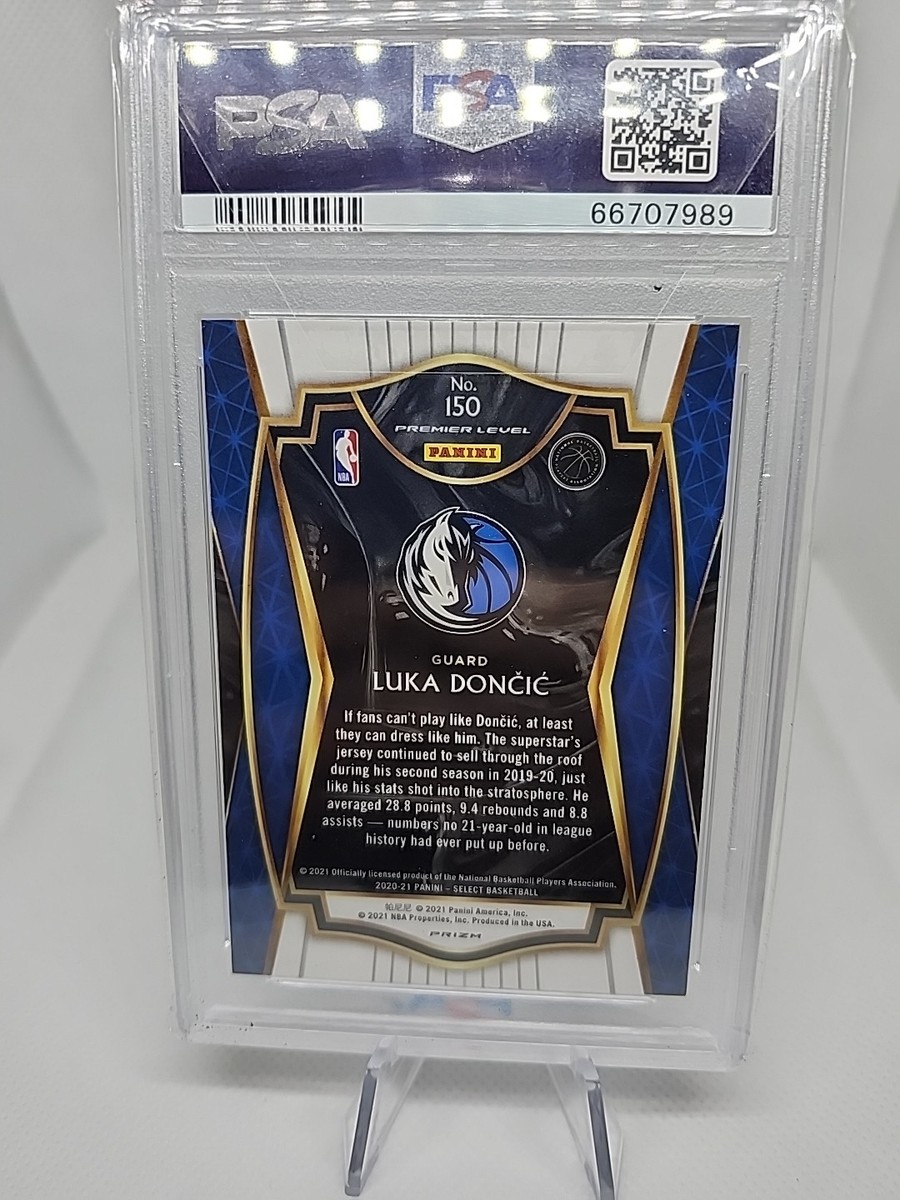 2020-21 Panini Select LUKA DONCIC Silver Prizm PSA 10 GEM MINT
