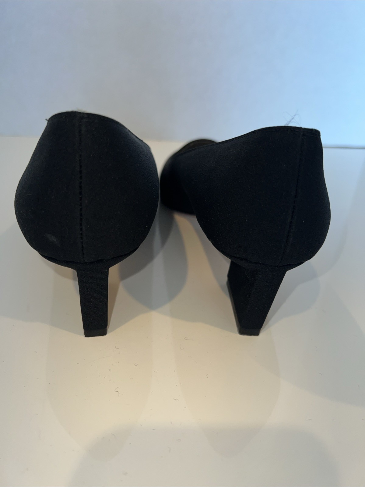 Scarpe decolte Yves Saint Laurent nere Arianna misura 8 tacco a blocco Made in Italy scatola