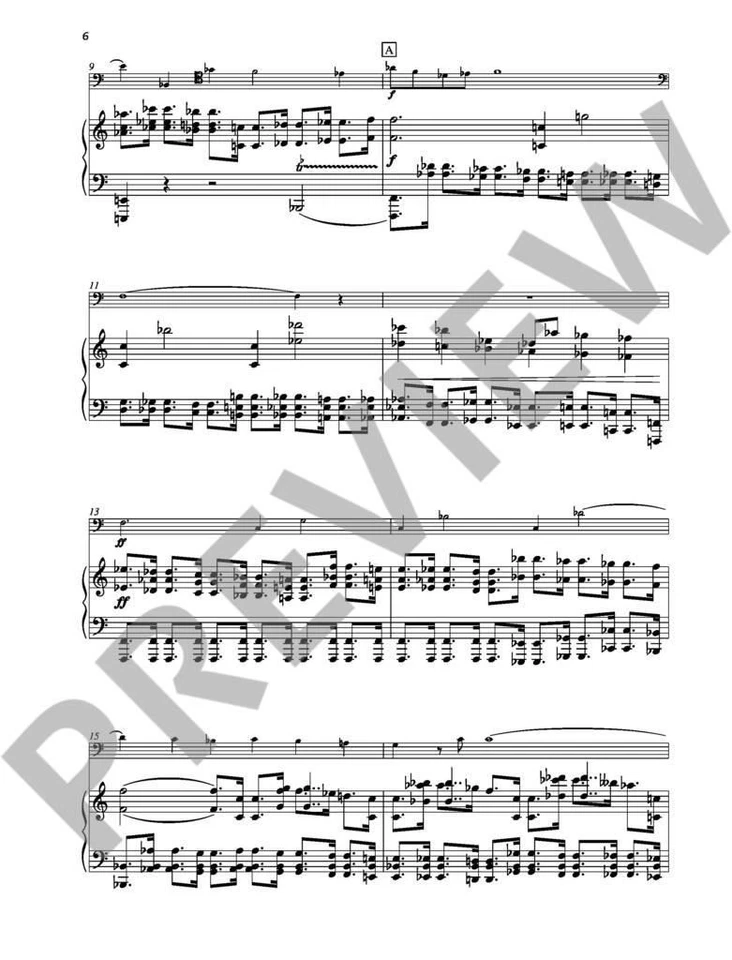 Sonata (1941) Fur Bass-Posaune Und Klavier Paul Hindemith Book [Softcover] Tromb - Image 3 of 4