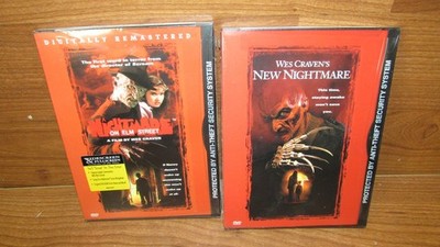 Vintage lot of 2 Nightmare on ELm Street DVD movies NEW Sealed