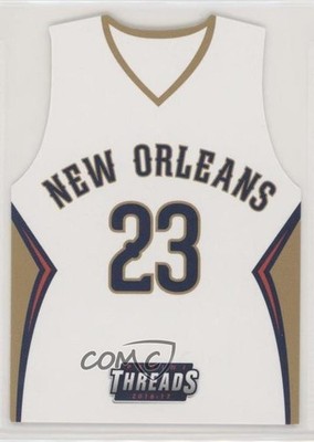 2016-17 Panini Threads Team Threads Die-Cuts Anthony Davis #11 4a3