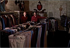 Vintage Postcard Rampart Room Clothing Store Youngstown Ohio