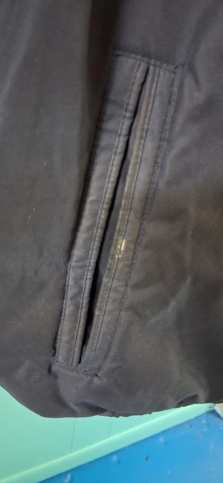 Men's Craft & Barrow Navy Double Zipper Jacket Size XL - Image 3 of 4