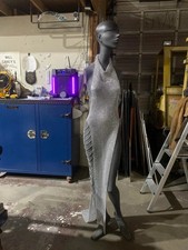 Viking Aluminium Chainmail Dress, For Halloween  LARP COSPLAY