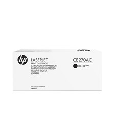 Genuine HP 650A Black Contract Toner Cartridge CE270AC - Open Box