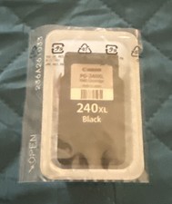 Genuine New Canon PG-240 XL Ink Cartridge For Pixma - Black ,