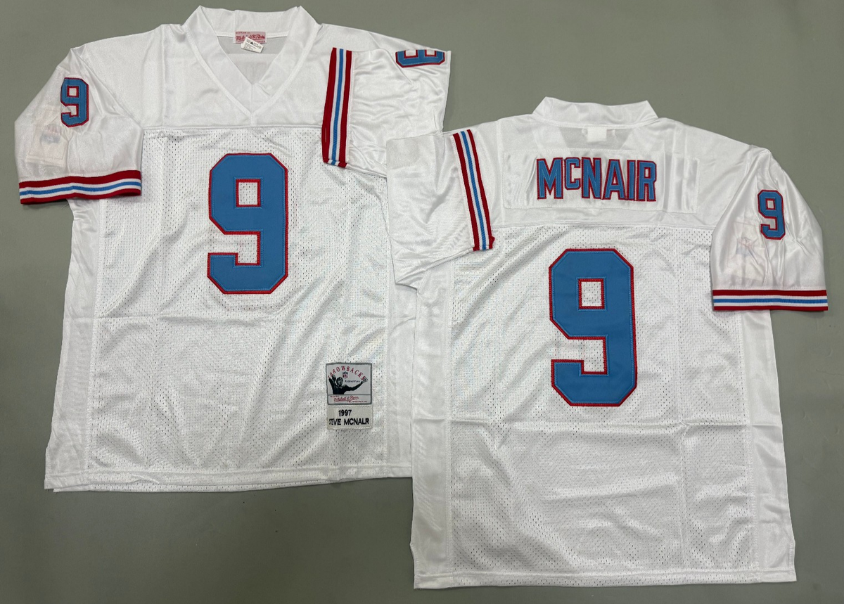 VINTAGE Steve McNair #9 Oilers Throwback Stitched Jersey | eBay