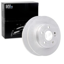 2X EUROBRAKE BREMSSCHEIBEN 276mm VOLL HINTEN PASSEND FÜR MERCEDES-BENZ A-KLASSE