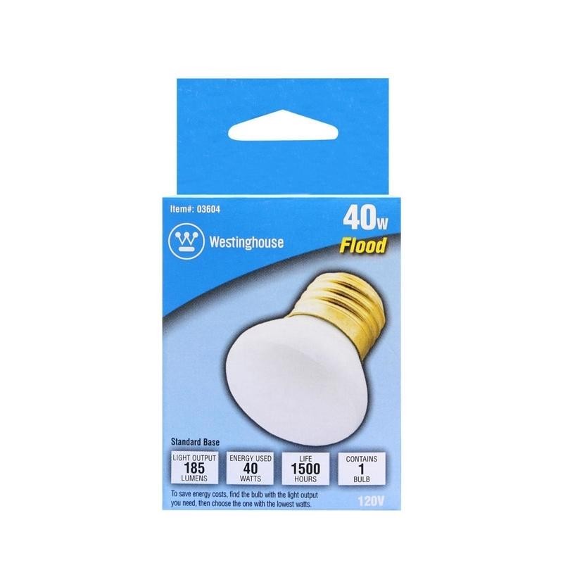 Westinghouse 40 W R14 Floodlight Bulb E26 (Medium) White 1 p