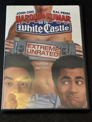 Harold & Kumar Go to White Castle DVD Extreme Unrated Kal Penn John Cho Comedy