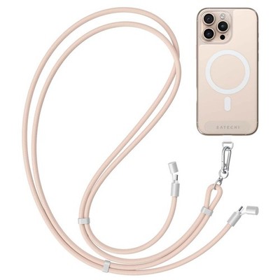 Satechi, Lanyard-Kabel USB-C Halsband OnTheGo Schnellladen, Rosa