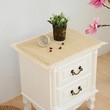Tablecloth Nightstand End Tabletop Dust Cover 15.75 x23.6 Night Stand Table