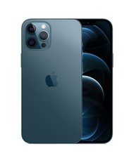 Apple iPhone 12 Pro Max A2411 128GB Smartphone Pacific Blue Unlocked VERY GOOD-.