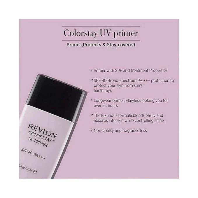 Revlon Colorstay Uv Primer Spf 40, Transparent, 30 ml - Image 4 of 4