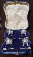 Crogiola/sali in argento sterling Edoardo VII - Alexander Clark 1909 - 139 g