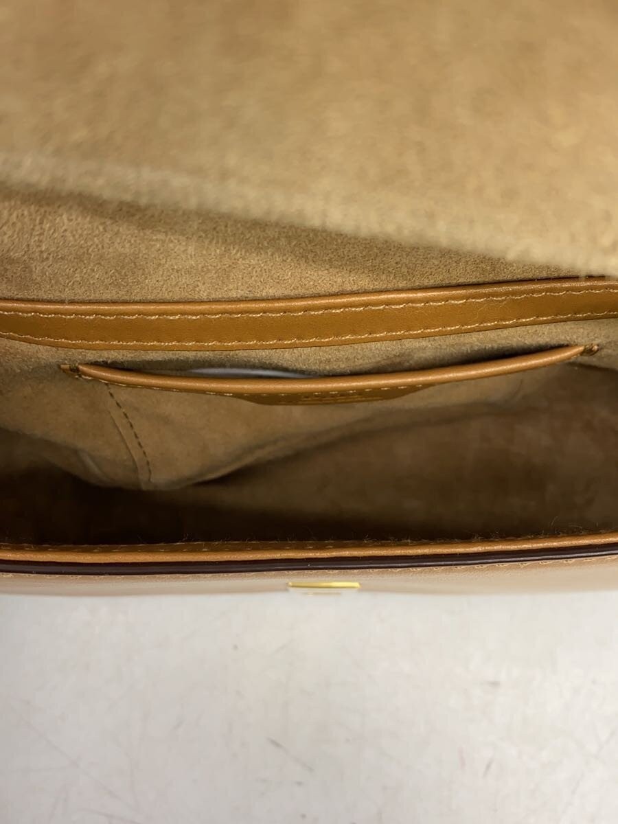 POLO RALPH LAUREN ID Leather Saddle Bag Shoulder Bag Leather BRW image 6