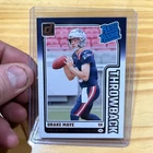 2024 Panini Donruss - Rated Rookies Throwbacks Drake Maye #49 (RC)