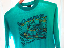RARE Vtg 80s Dover Downs Races NASCAR The Monster Mile Single Stitch T-Shirt S/M