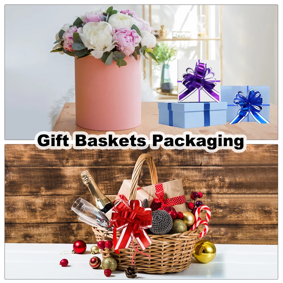 Arco de cinta de organza de 6,3 pulgadas de ancho para envolver regalos verde claro 20 un. Foto 4 de 4