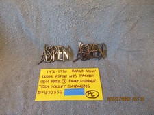 1976-1980 DODGE ASPEN NOS BRAND NEW PAIR FEND...