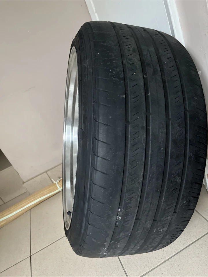 ESR SR01 19x 9.5 5x120 Silver Brushed Wheels. SR SERIES Rims. Set of 3 USED - Image 4 of 4