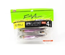 Fish Arrow Soft Lure Flash J Spin 4 Inch 3 Piece per pack 02 (8918)
