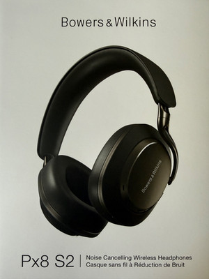 BOWERS & WILKINS Px8 S2 neuwertig, Over-ear Kopfhörer Bluetooth Onyx Black