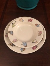 Nicole Miller for Fishs Eddy Child's Bowl and Plate Set - Used Shelf Display 