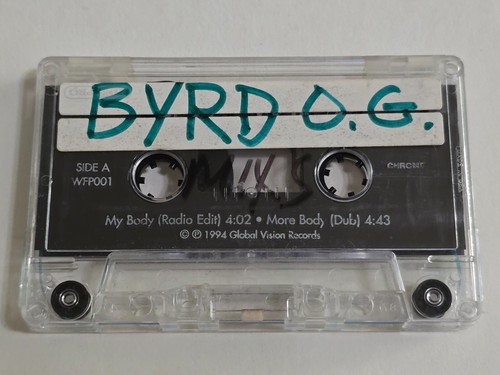BYRD OG DEMO BEAT TAPE CASSETTE BEAT INSTRUMENTAL VTG DJ FUNK RAP HIPHOP 12" lp - Picture 3 of 4