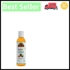 Mineral-Free Baby Oil: Safe  Gentle Hydration for Newborn Skin - 4 Fl Oz Bottle