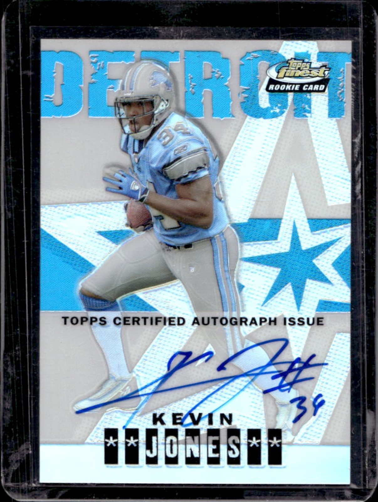 Kevin Jones Finest #111 Autograph-Refractor