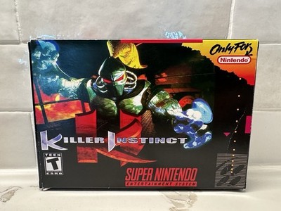 Killer Instinct (Super Nintendo Entertainment System, 1995) CIB - tested 