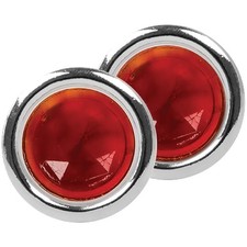 Universal Tail Light Lens Red Dots Lens Enhancer Pair Glass Universal Tail Light Lens Red Dots Lens Enhancer Pair Glass